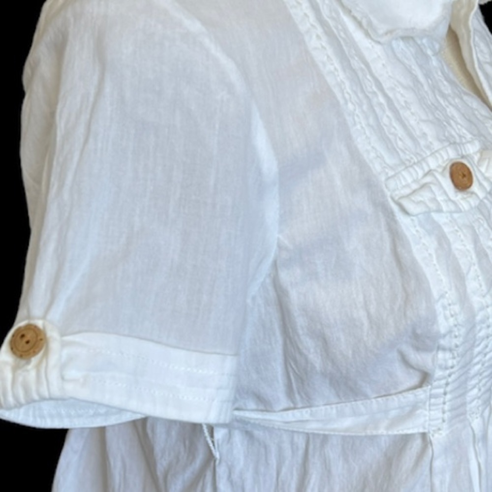 FREE PEOPLE Vintage Boho Embroidered Shirt 6 NWT - Picture 5 of 12